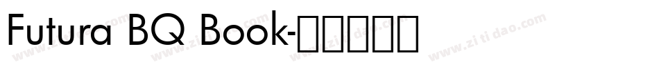 Futura BQ Book字体转换